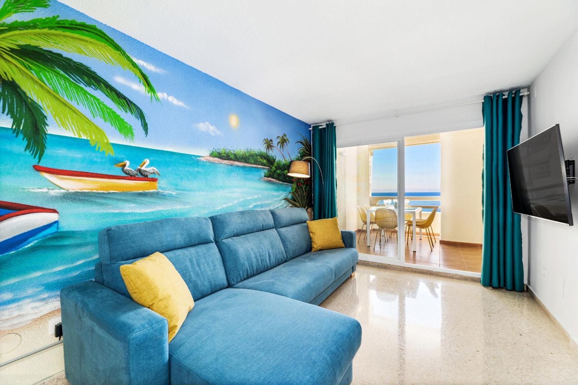 Apartment On The First Line Of The Sea With A View And Free Parking Marbellac Extérieur photo