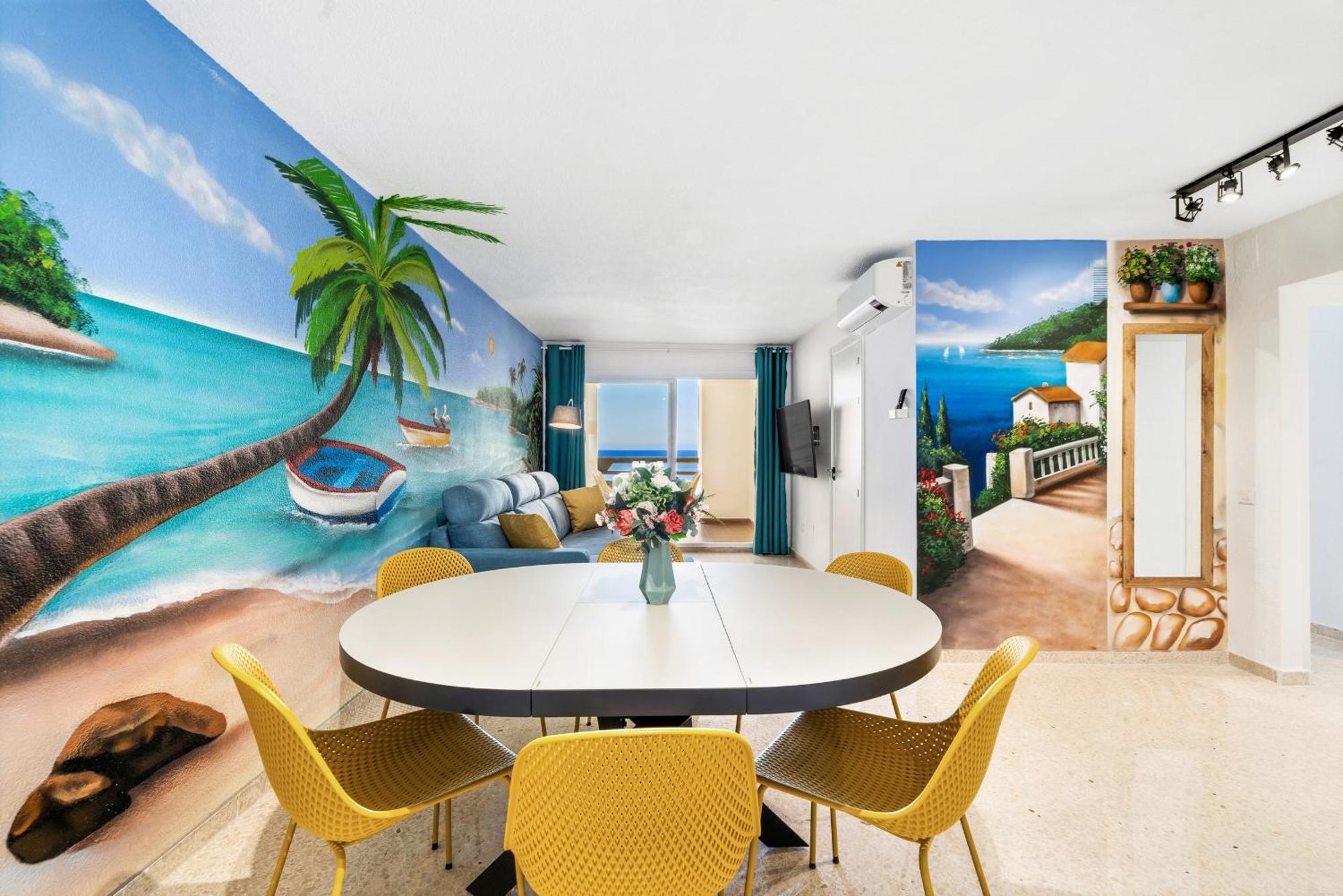 Apartment On The First Line Of The Sea With A View And Free Parking Marbellac Extérieur photo